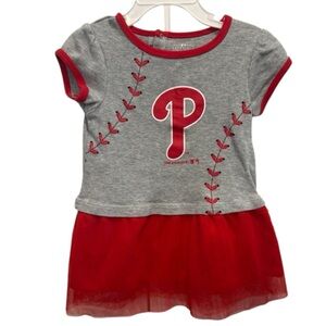 Philadelphia Phillies Dress with Diaper Cover